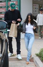 KOURTNEY KARDASHIAN and Younes Bendjima Leaves Taverna Tony in Malibu 12/23/2017