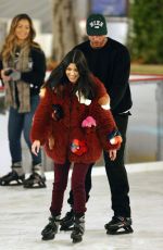 KOURTNEY KARDASHIAN Ice Skating at a Christmas Party in Thousand Oaks 12/23/2017
