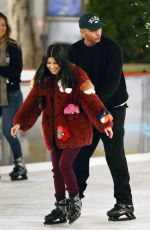 KOURTNEY KARDASHIAN Ice Skating at a Christmas Party in Thousand Oaks 12/23/2017