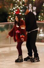 KOURTNEY KARDASHIAN Ice Skating at a Christmas Party in Thousand Oaks 12/23/2017
