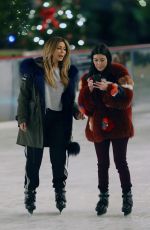 KOURTNEY KARDASHIAN Ice Skating at a Christmas Party in Thousand Oaks 12/23/2017