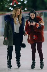 KOURTNEY KARDASHIAN Ice Skating at a Christmas Party in Thousand Oaks 12/23/2017