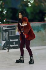 KOURTNEY KARDASHIAN Ice Skating at a Christmas Party in Thousand Oaks 12/23/2017