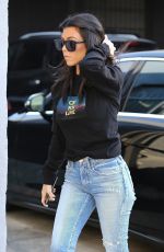 KOURTNEY KARDASHIAN in Jeans Out in Los Angeles 12/06/2017