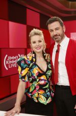KRISTEN BELL at Jimmy Kimmel Live! in Los Angeles 11/28/2017