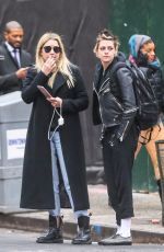 KRISTEN STEWART and ASHLEY BENSON Out and About in New York 12/12/2017