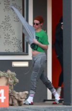 KRISTEN STEWART Leaves a Spa in Los Angeles 12/16/2017