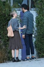 KRISTEN WIIG and Fabrizio Moretti Out in Los Angeles 12/17/2017