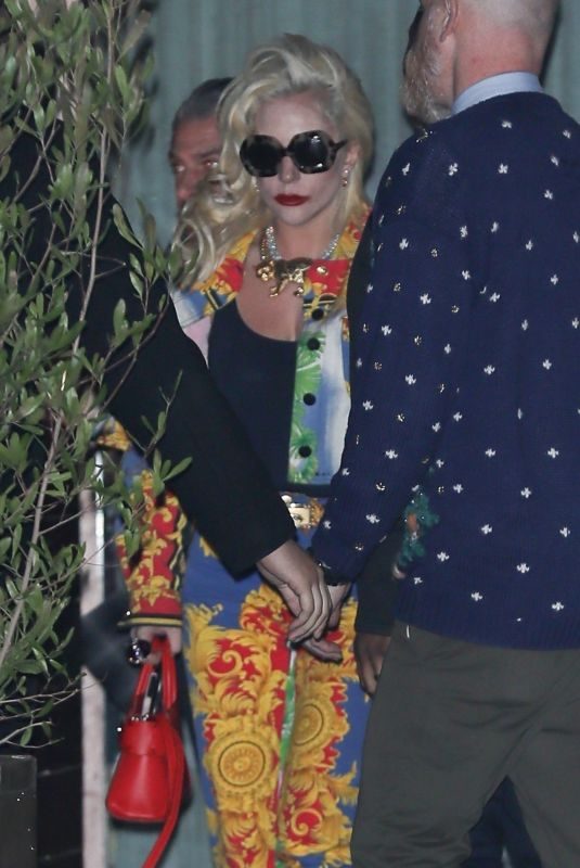 LADY GAGA and Christian Carino Out in New York 12/20/2017