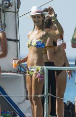 LADY VICTORIA HERBEY at Party Boat on Holiday in Barbados 12/28/2017