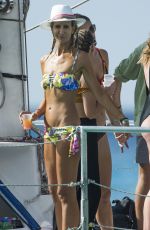 LADY VICTORIA HERBEY at Party Boat on Holiday in Barbados 12/28/2017