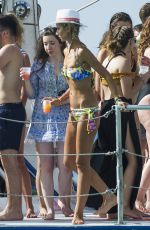 LADY VICTORIA HERBEY at Party Boat on Holiday in Barbados 12/28/2017