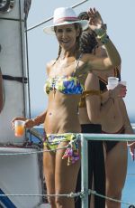 LADY VICTORIA HERBEY at Party Boat on Holiday in Barbados 12/28/2017