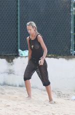 LADY VICTORIA HERBEY in Swimsuit on the Beach in Barbados 12/28/2017