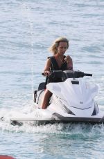 LADY VICTORIA HERVEY at Jet Ski Ride in Barbados 12/29/2017