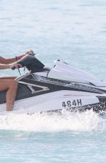 LADY VICTORIA HERVEY at Jet Ski Ride in Barbados 12/29/2017