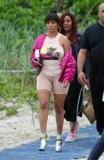 LALA ANTHONY at a Beach in Miami 12/09/2017