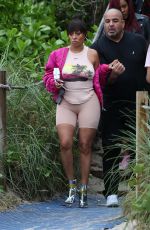 LALA ANTHONY at a Beach in Miami 12/09/2017