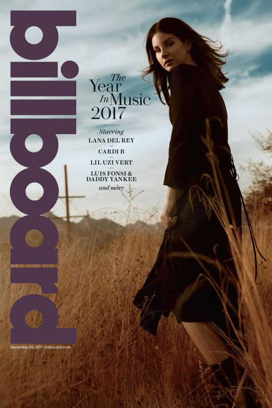 LANA DEL REY in Billboard Magazine, December 2017