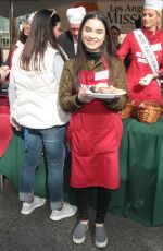 LANDRY BENDER at LA Mission Serves Christmas to the Homeless in Los Angeles 12/22/2017