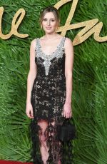 LAURA CARMICHAEL at British Fashion Awards 2017 in London 12/04/2017