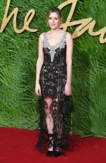 LAURA CARMICHAEL at British Fashion Awards 2017 in London 12/04/2017