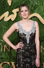 LAURA CARMICHAEL at British Fashion Awards 2017 in London 12/04/2017