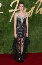 LAURA CARMICHAEL at British Fashion Awards 2017 in London 12/04/2017