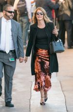 LAURA DERN Arrives at Jimmy Kimmel Live in Los Angeles 12/01/2017