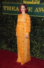 LAURA DONNELLY at London Evening Standard Theatre Awards in London 12/03/2017