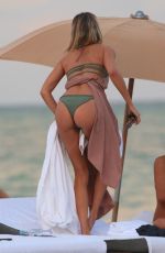 LAURA STONER in Bikini at a Beach in Miami 12/18/2017