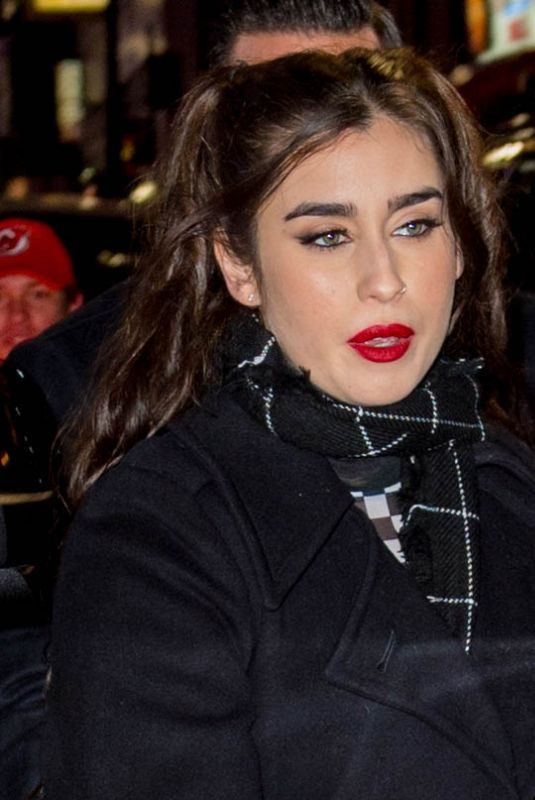 LAUREN JAUREGUI Out in New York 12/08/2017