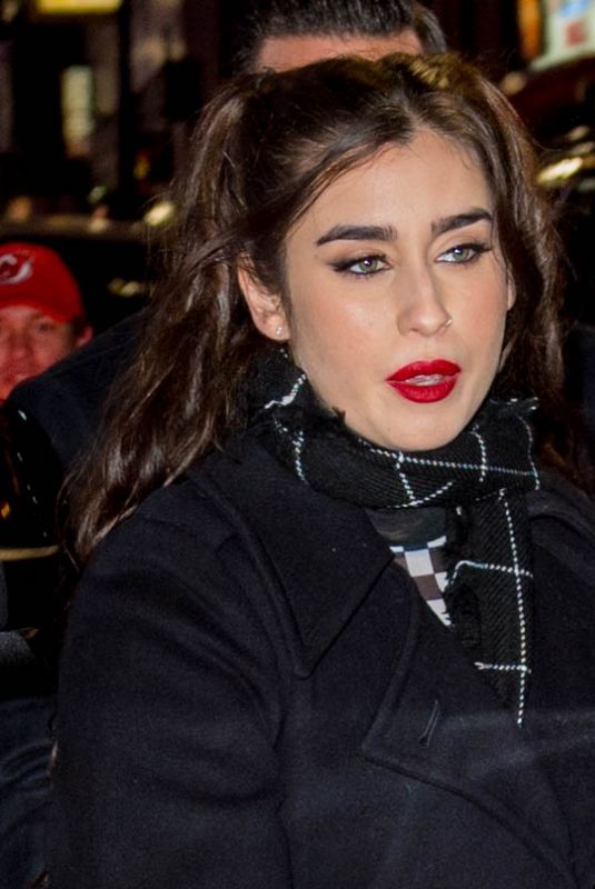 LAUREN JAUREGUI Out in New York 12/08/2017