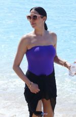 LAUREN SILVERMAN in Swimsuit at a Beach in Barbados 12/11/2017