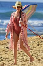 LAUREN SILVERMAN in Swimsuit on the Beach in Barbados 12/09/2017
