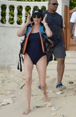 LAUREN SILVERMAN in Swimsuit on Vacation in Barbados 12/16/2017
