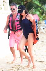 LAUREN SILVERMAN in Swimsuit on Vacation in Barbados 12/16/2017