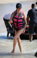 LAUREN SILVERMAN on the Jet Ski Ride in Barbados 12/20/2017