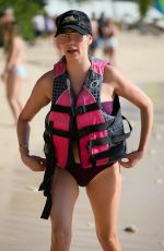 LAUREN SILVERMAN on the Jet Ski Ride in Barbados 12/20/2017