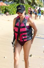 LAUREN SILVERMAN on the Jet Ski Ride in Barbados 12/20/2017