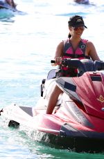 LAUREN SILVERMAN on the Jet Ski Ride in Barbados 12/20/2017