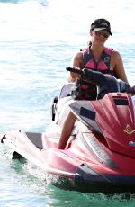 LAUREN SILVERMAN on the Jet Ski Ride in Barbados 12/20/2017