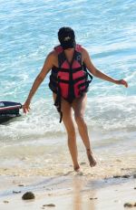 LAUREN SILVERMAN on the Jet Ski Ride in Barbados 12/20/2017