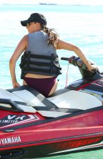LAUREN SILVERMAN on the Jet Ski Ride in Barbados 12/20/2017
