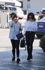 LEA MICHELE and ASHLEY TISDALE Out for Lunch at Brentwood Country Mart 12/03/2017
