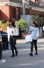 LEA MICHELE and ASHLEY TISDALE Out for Lunch at Brentwood Country Mart 12/03/2017