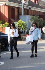 LEA MICHELE and ASHLEY TISDALE Out for Lunch at Brentwood Country Mart 12/03/2017
