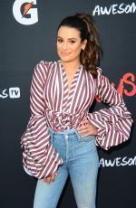LEA MICHELE at Teen Female Athletes Benefits of Staying in Sport in Santa Monica 12/04/2017