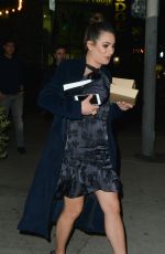 LEA MICHELE at Terroni Restaurant in Los Angeles 12/06/2017