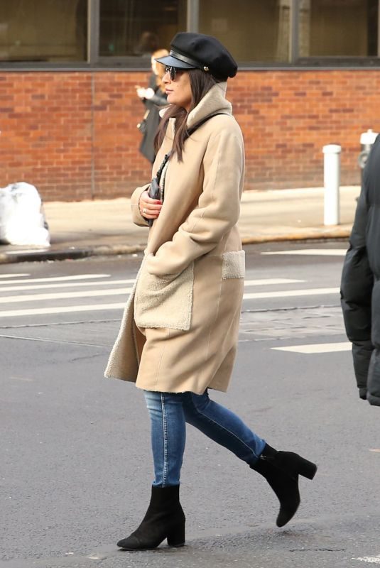 LEA MICHELE Out for Lunch in New York 12/18/2017